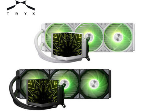 TRYX STAGE 360 ARGB 水冷散熱器/4吋舞台立體雙螢幕