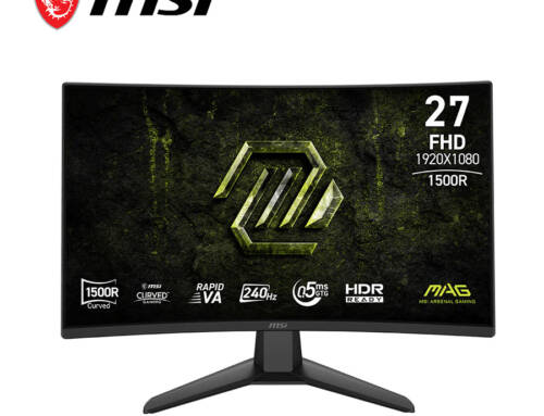 MSI微星 MAG 274CF X24【27吋】曲面電競螢幕/VA/240Hz