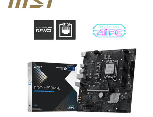MSI微星 PRO H810M-B WIFI6E【M-ATX/1851腳位】主機板