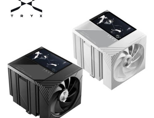 TRYX TURRIS 620 黑白 高16.5/雙塔雙扇/5吋液晶 散熱器