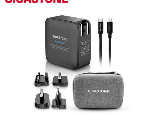 Gigastone立達【PD-140B+CC-8801B】1140W GaN氮化鎵四孔
