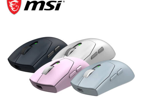 MSI微星 Forge GM340 Wireless 三模無線電競滑鼠/輕量化設計