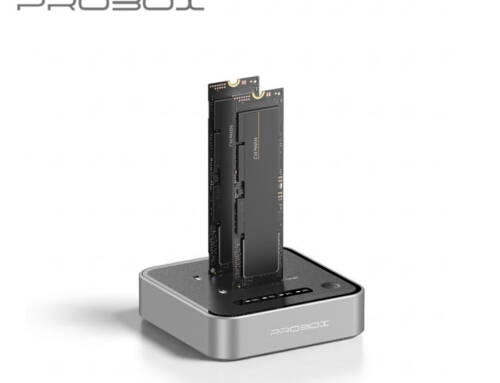 PROBOX NVMe M.2 SSD 雙槽對拷外接盒【HM8-P32C】